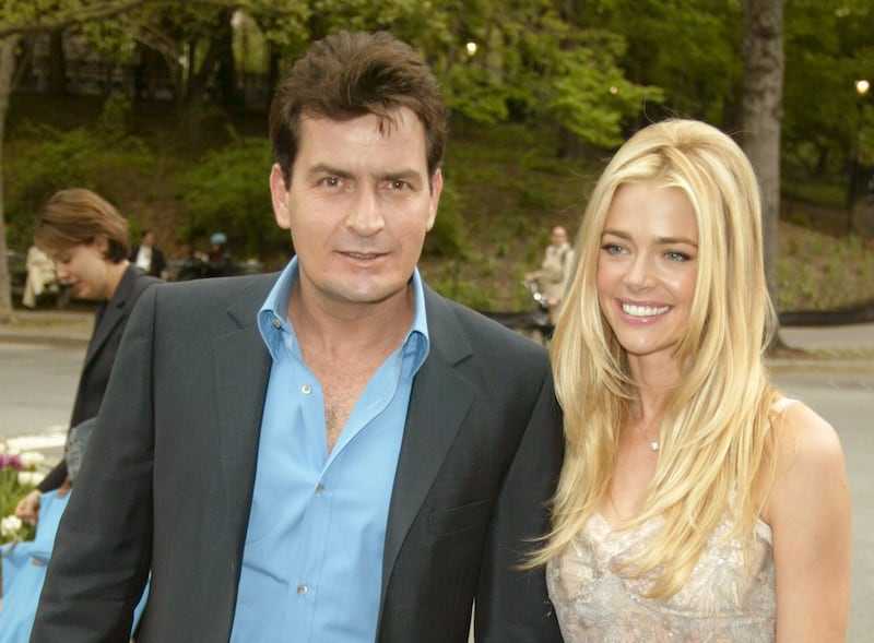 Charlie Sheen and Denise Richards.