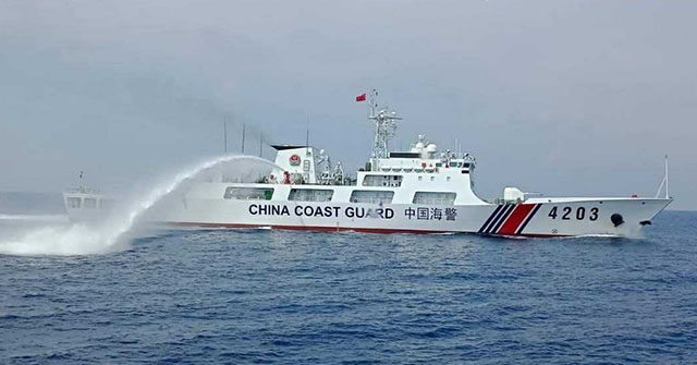 China Attacks Philippine Ship in Philippine Waters with Water Cannon