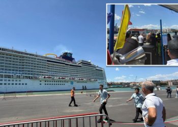 Cruise passenger blown into water, injured after ship detaches from pier during strong winds in Sicily