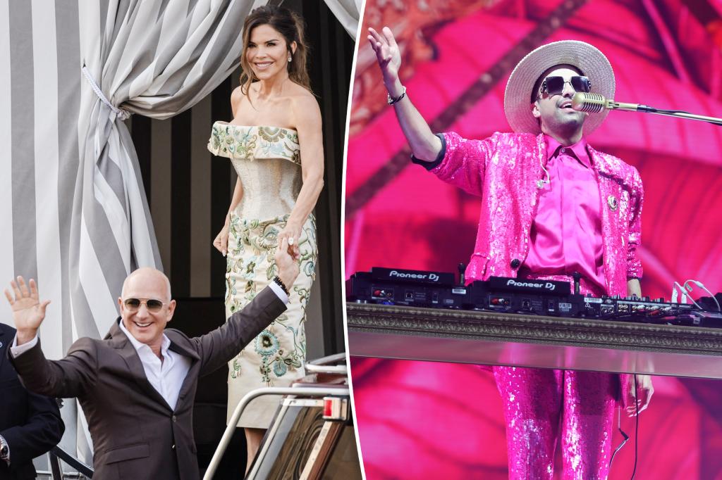DJ who played Beyoncé and Jay-Z’s wedding to perform at Jeff Bezos and Lauren Sánchez’s   celebration Saturday night