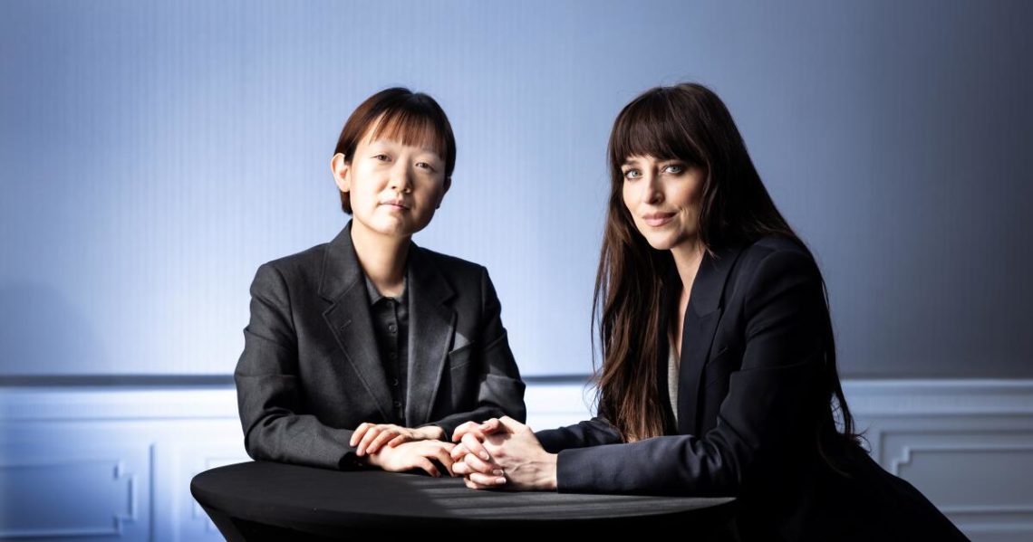 Dakota Johnson and director Celine Song rethink the rom-com with ‘Materialists’