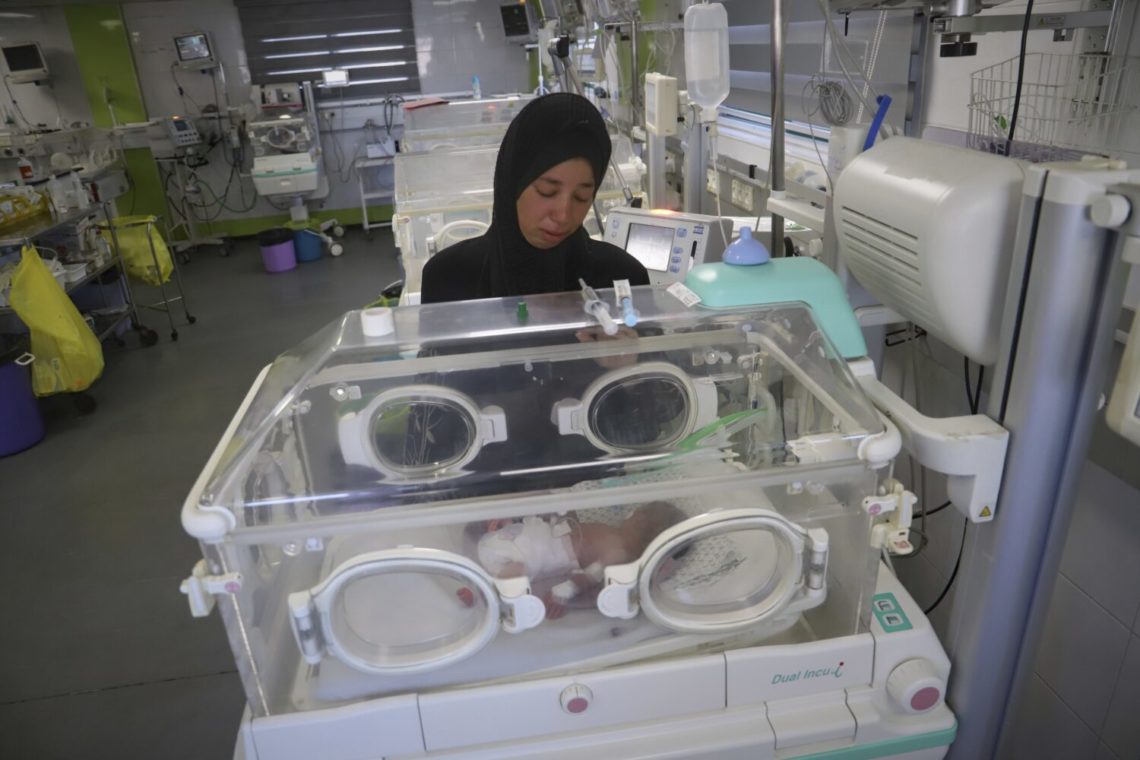 Doctors and moms say these babies in Gaza may die without more formula. They blame Israel’s blockade