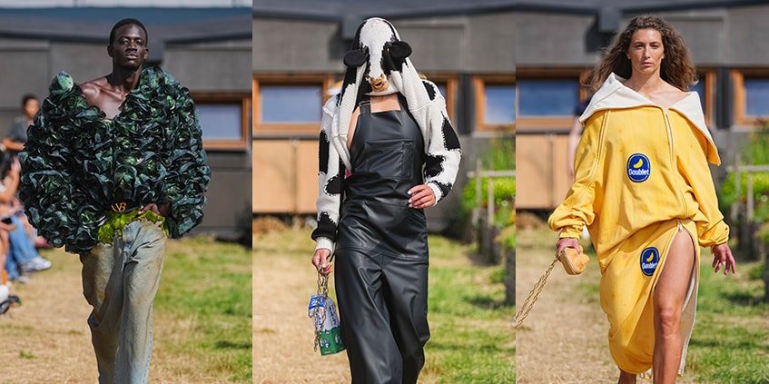 Doublet SS26 Turns Produce Into Playful Couture at Paris Fashion Week