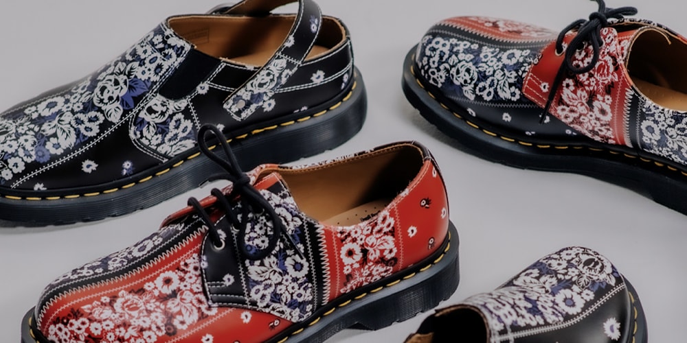 Dr. Martens Taps NÒMARHYTHM TEXTILE for Floral Footwear Collaboration