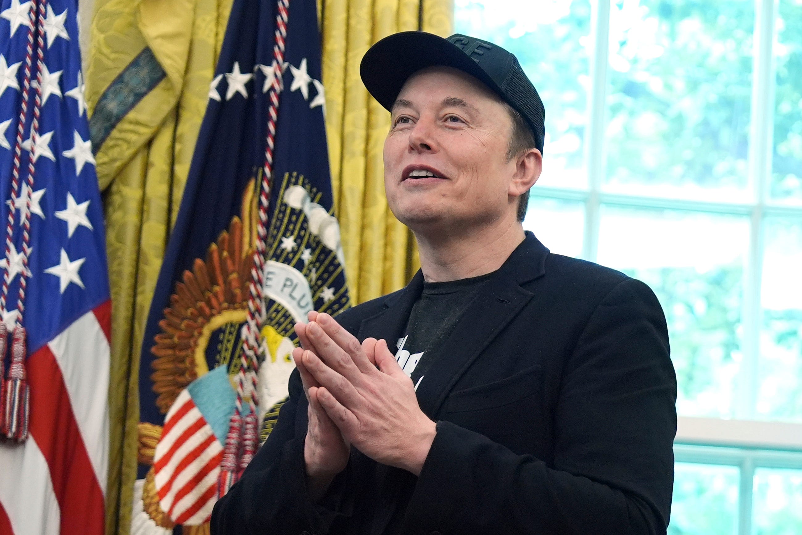 Elon Musk in the Oval Office of the White House, on May 30, 2025.