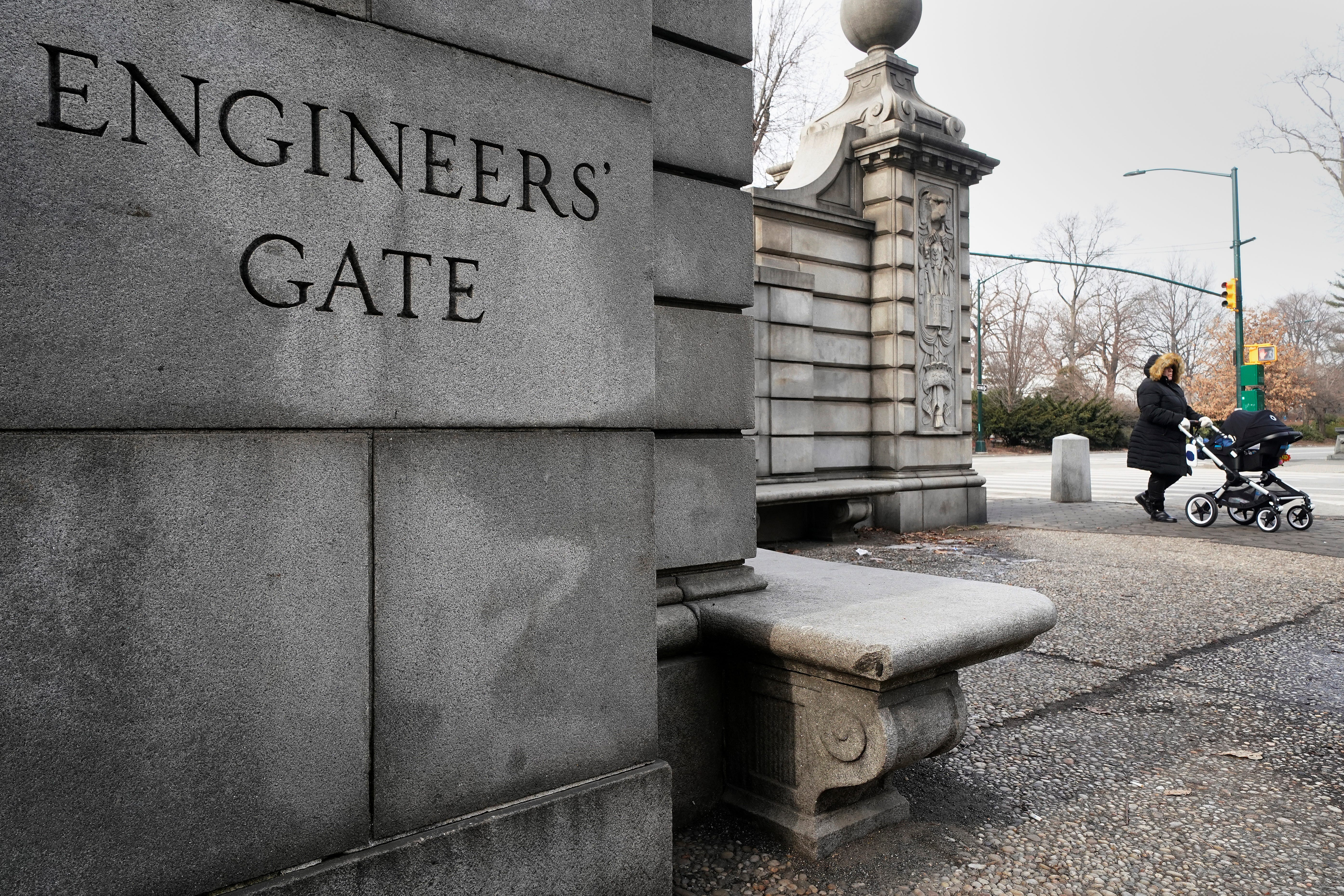 The Engineers' Gate entrance in Central Park