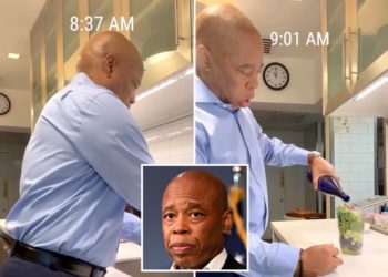 Eric Adams hops onto Instagram wagon, posts video with contradictory clocks