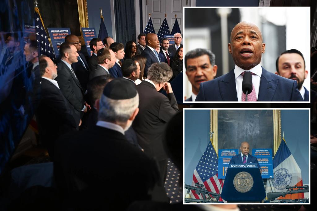 Eric Adams signs executive order adopting Holocaust remembrance group’s definition of antisemitism