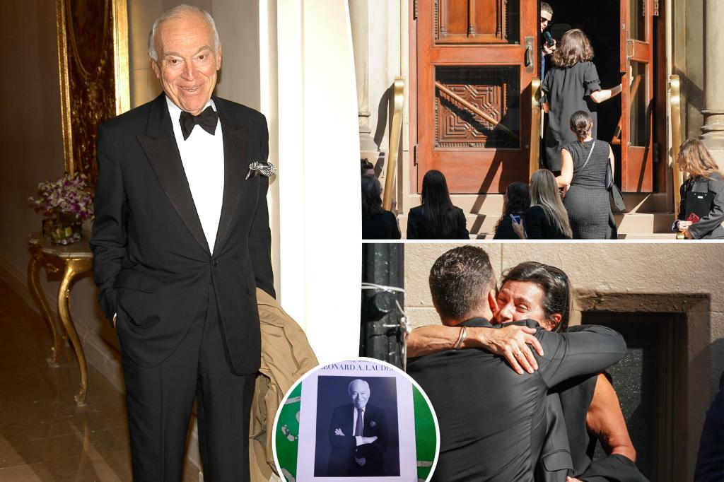 Estee Lauder mogul Leonard Lauder remembered by family, friends as ‘larger than life’ during star-studded NYC service