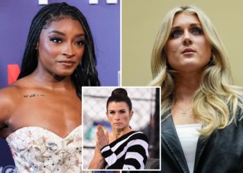 Ex-NASCAR driver Danica Patrick weighs in on Riley Gaines and Simone Biles’ social media feud over trans athletes