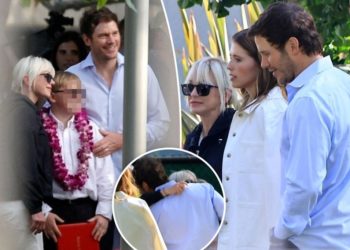 Exes Chris Pratt and Anna Faris hug as they’re pictured together for first time in 7 years at son’s graduation