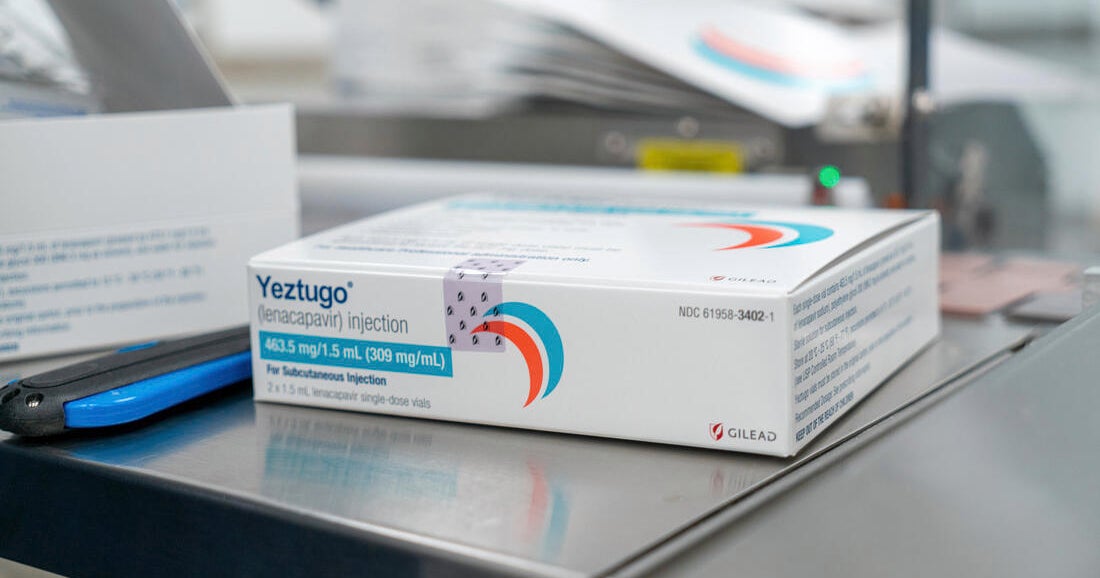 FDA approves HIV prevention drug taken as twice-yearly injection