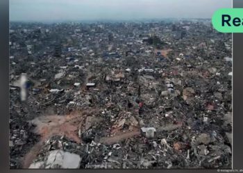 Fact check: Viral drone video of Gaza destruction is real
