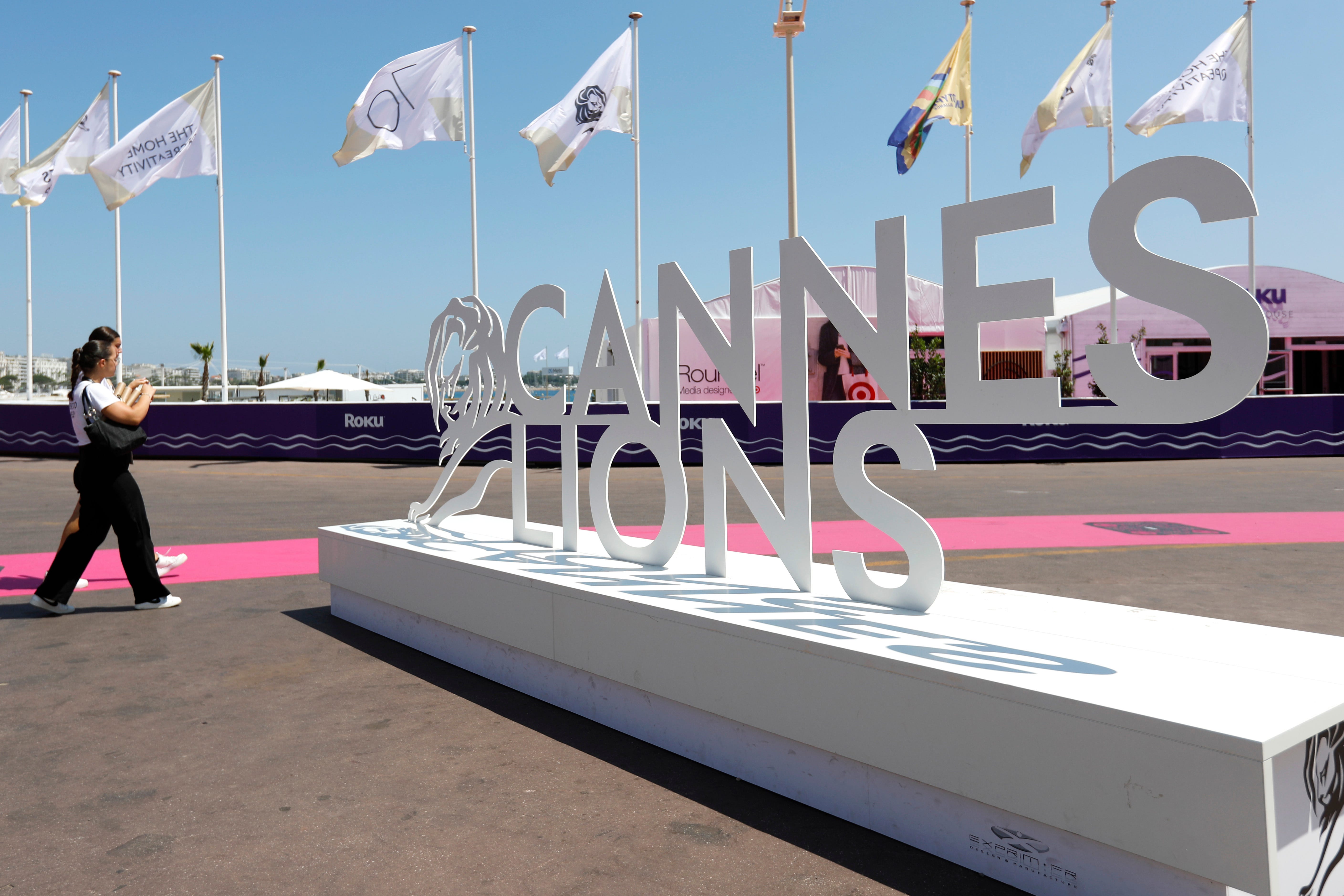 The Cannes Lions promenade 2023.
