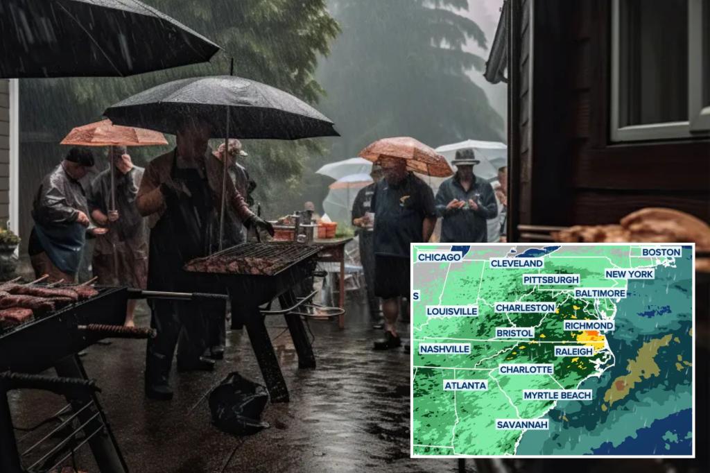 Father’s Day weekend storm threat could douse grilling plans for millions in mid-Atlantic