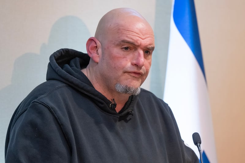 John Fetterman told Fox News that being "unapologetically pro-Israel” arguably makes him an “outlier” within the Democratic Party.