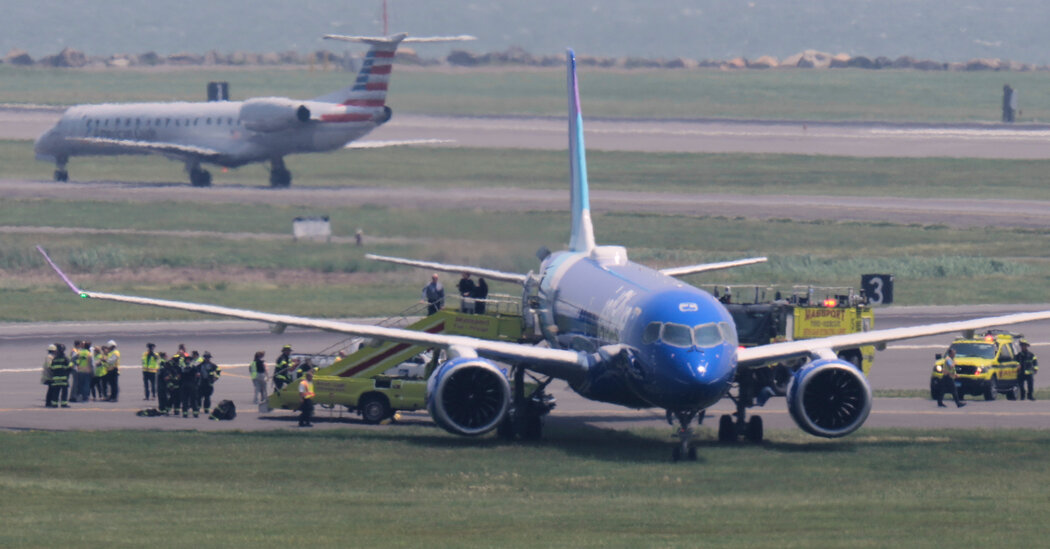 Flights Briefly Grounded at Boston s Logan Airport After JetBlue Plane Flights Briefly Grounded at Boston s Logan Airport After JetBlue Plane