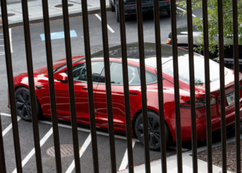 For Sale: One Red Tesla, Once Belonging to the President