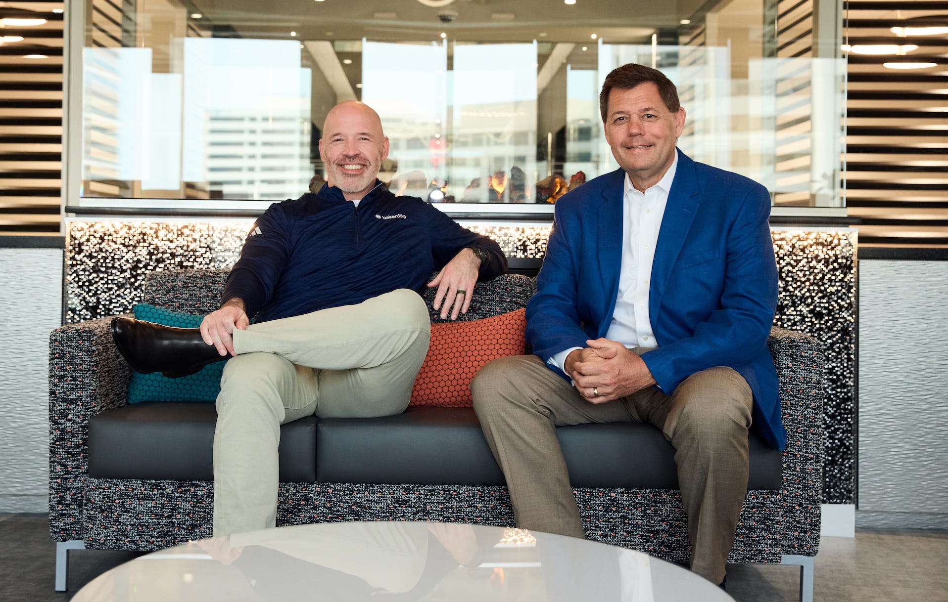 Former CEO of Moss Adams Eric Miles, and CEO of Baker Tilly Jeff Ferro.