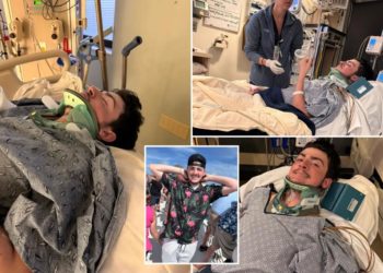 Freak accident at New Hampshire beach sends teen to ICU as mom warns of waterfront danger