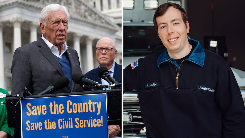 Steny Hoyer and Harry Jarin