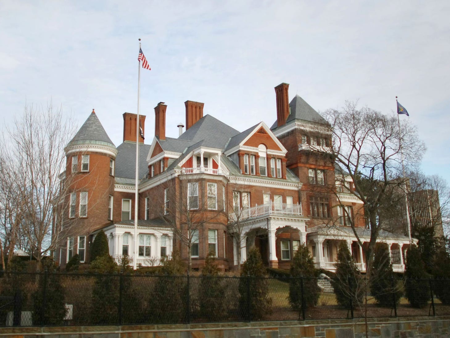 The Governor's Mansion in Albany, New York.