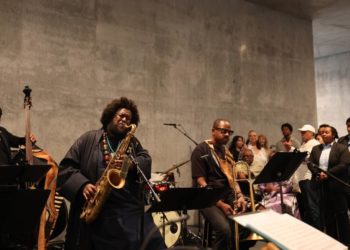 How Kamasi Washington and 100 musicians filled LACMA’s empty new building with a sonic work of art