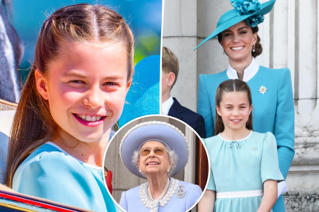 How Princess Charlotte sweetly paid tribute to Queen Elizabeth II during Trooping the Colour 2025