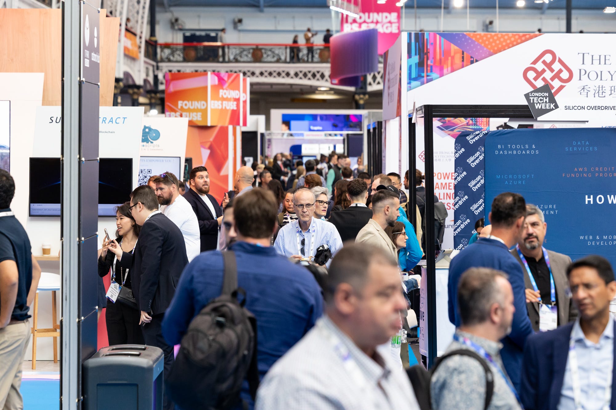 London Tech Week, held at the Olympia Exhibition Centre.