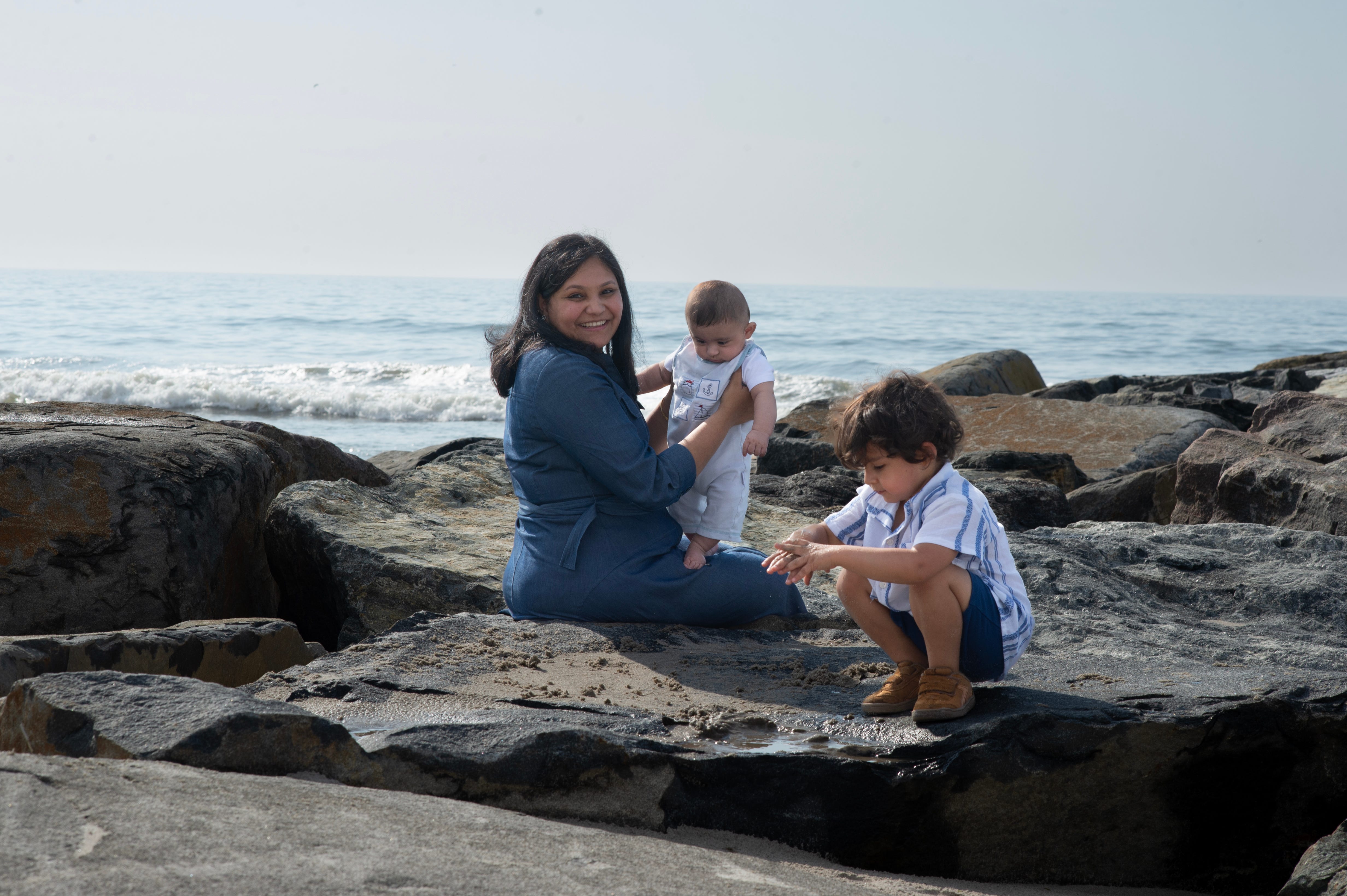 Shubhangini Prakash and her sons