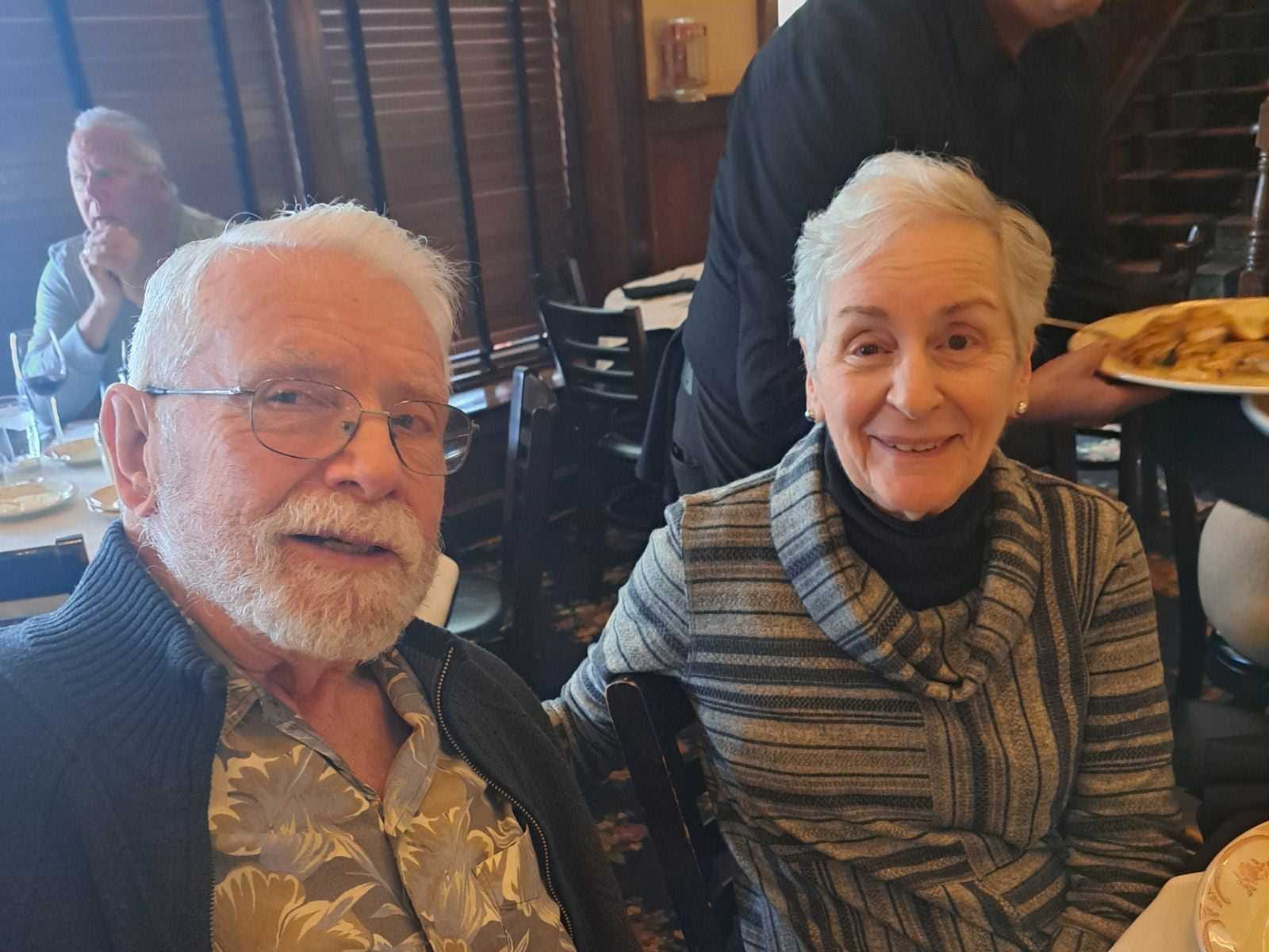 Charles Smith with his wife