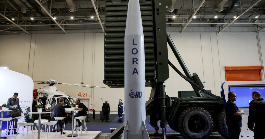 Israel, Fighting a War, Says It Sold More Weapons Than Ever Last Year