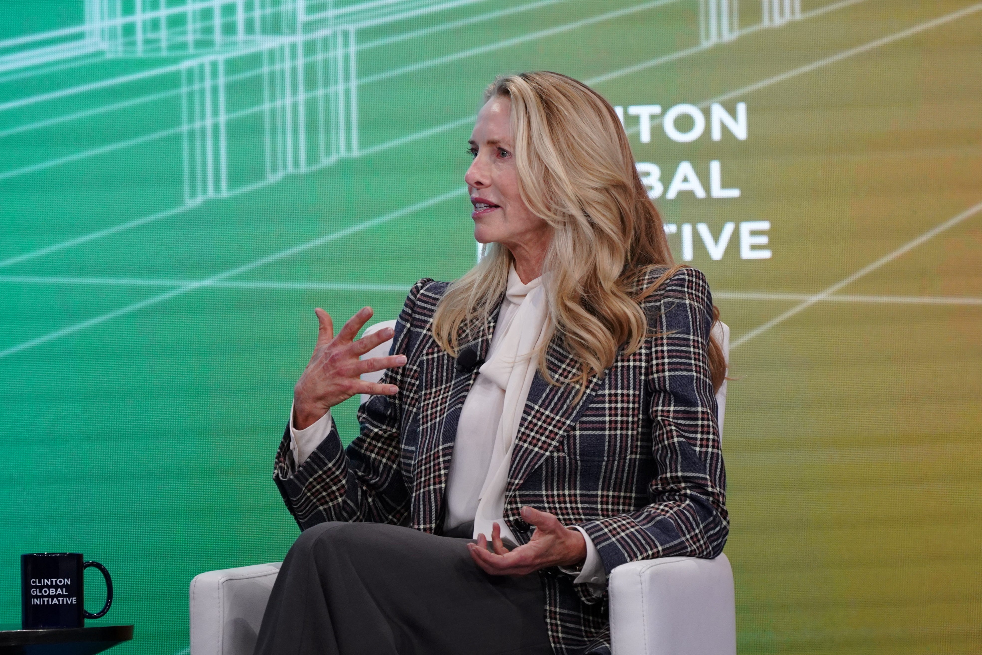 Laurene Powell Jobs speaking