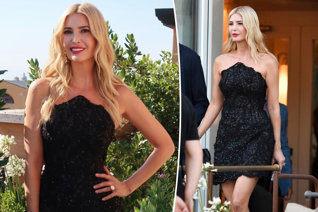 Ivanka Trump slips into LBD at Jeff Bezos and Lauren Sánchez’s post-wedding party