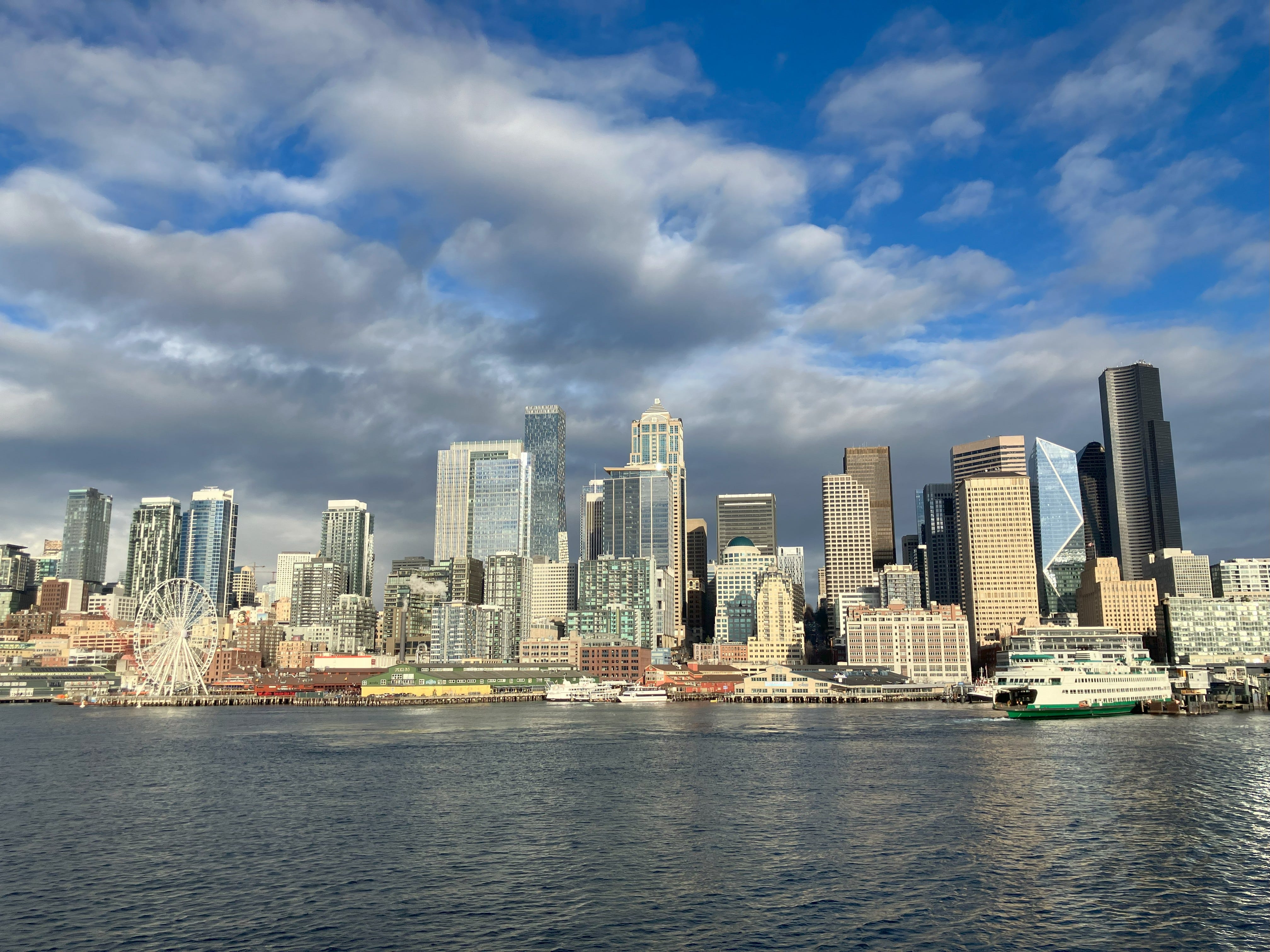 The Seattle waterfront.