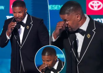 Jamie Foxx breaks down in emotional BET Awards 2025 speech two years after stroke