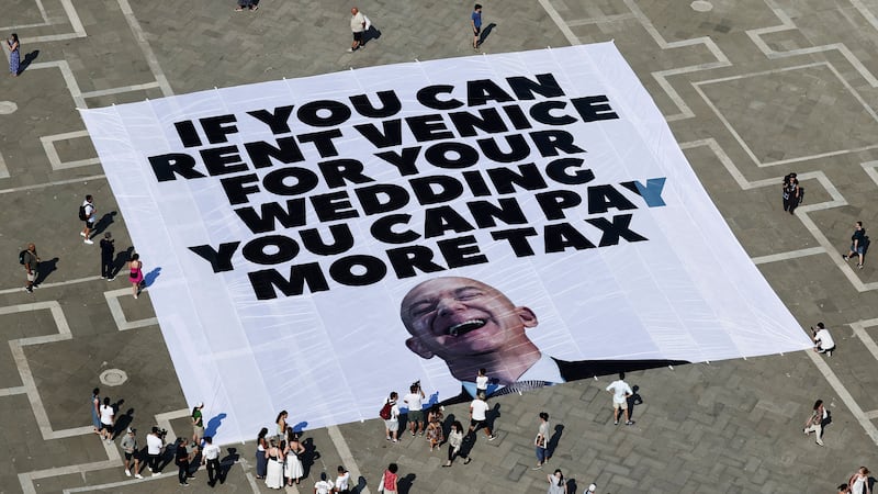 Anti-Bezos Banner