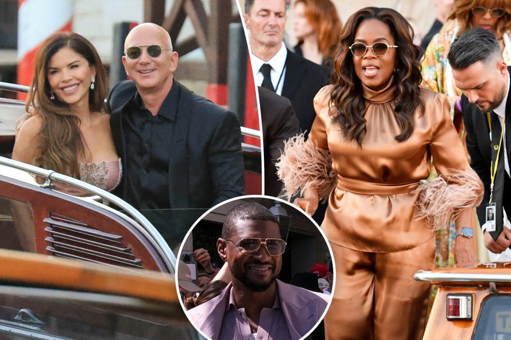 Jeff Bezos and Lauren Sánchez close out wedding festivities with late-night bash, Oprah Winfrey ‘tearing up’ dance floor and Usher