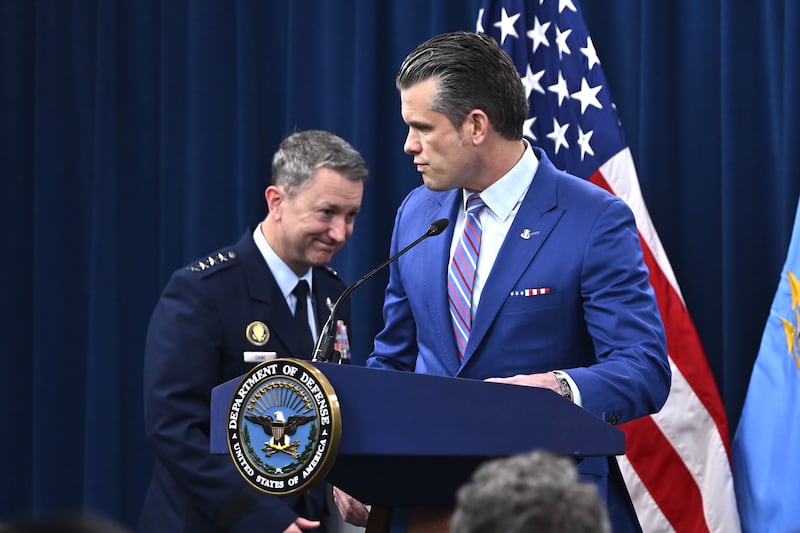 Hegseth launched into another assault on the media for reporting on the leaked report, which contradicted Trump‘s assessment of the damage caused by his bombings on Iran.