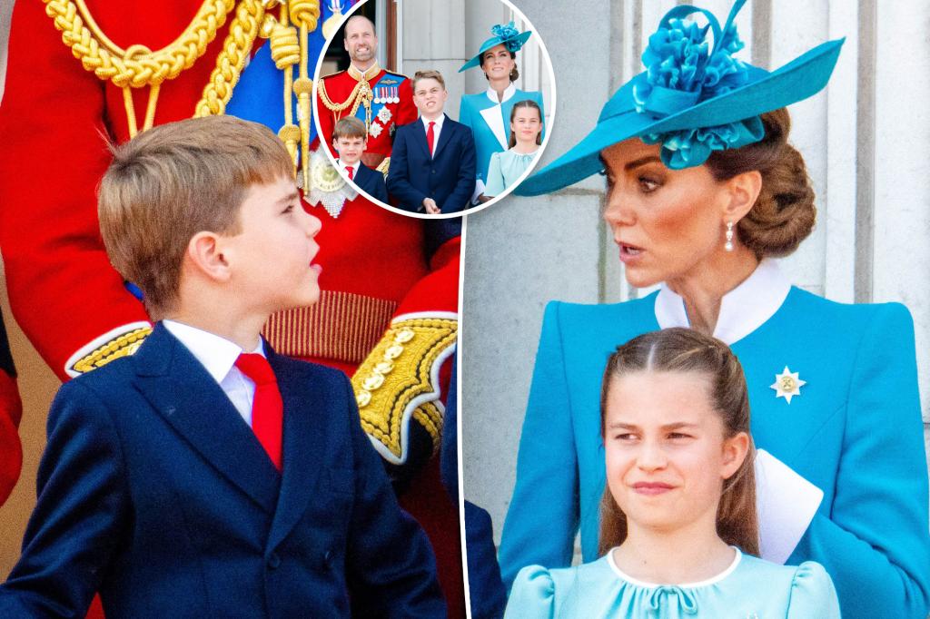 Kate Middleton’s firm command to Prince Louis during Trooping the Colour revealed: lip reader