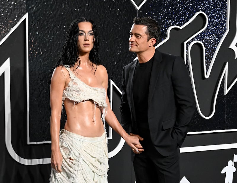 Katy Perry and Orlando Bloom.