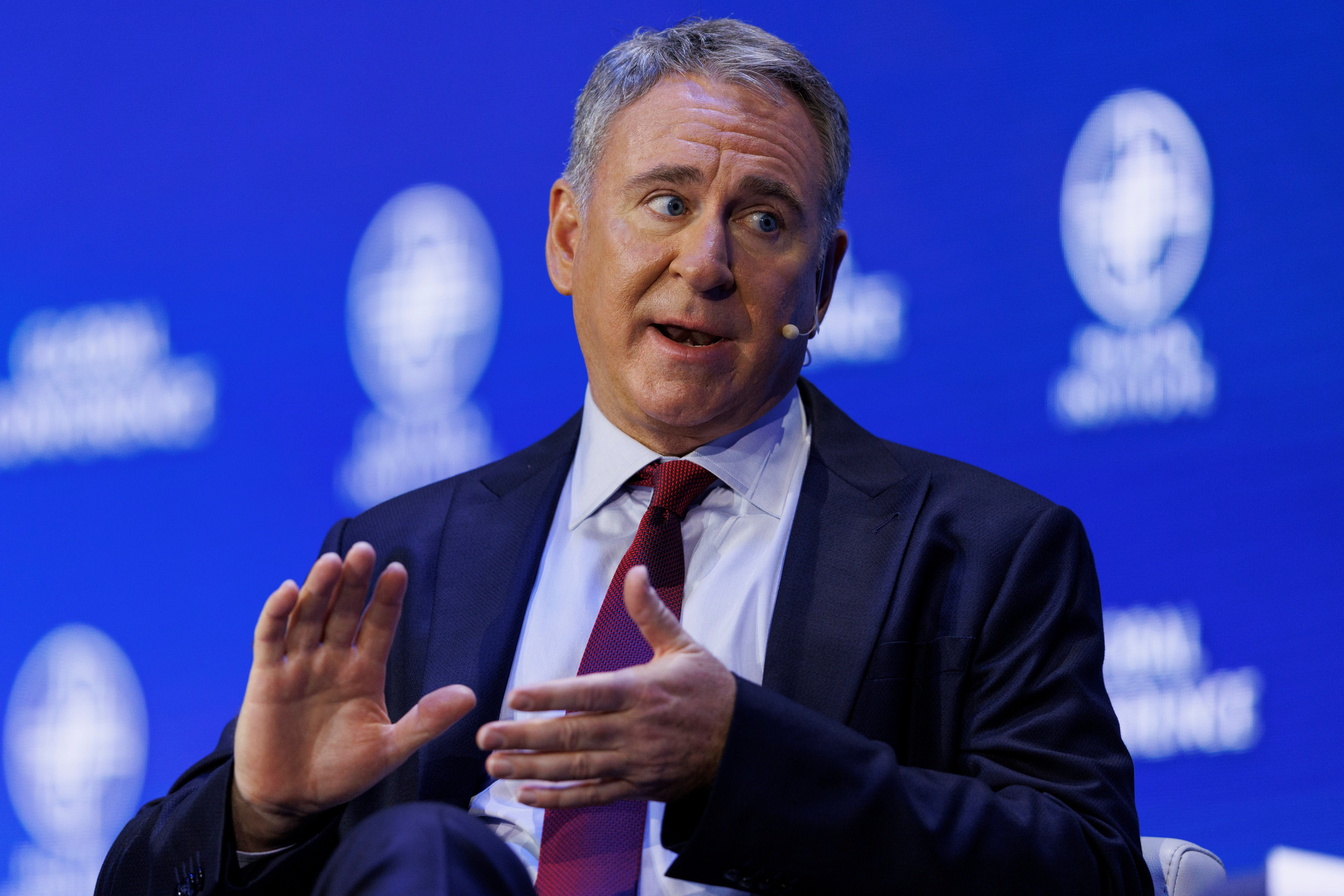 Citadel CEO Ken Griffin speaks at the 2022 Milken Institute Global Conference in Beverly Hills, May 2, 2022.