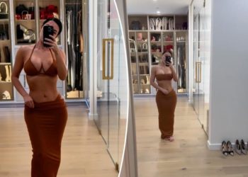 Kim Kardashian gives rare glimpse inside her lavish closet in $60M LA mansion