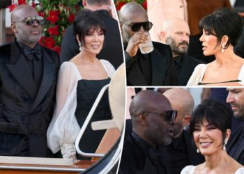 Kris Jenner, boyfriend Corey Gamble have tense exchange over water taxi after Bezos wedding: lip reader