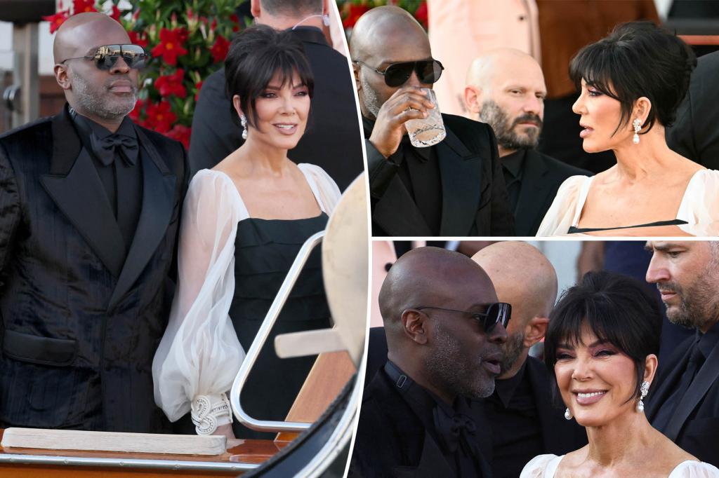Kris Jenner, boyfriend Corey Gamble have tense exchange over water taxi after Bezos wedding: lip reader