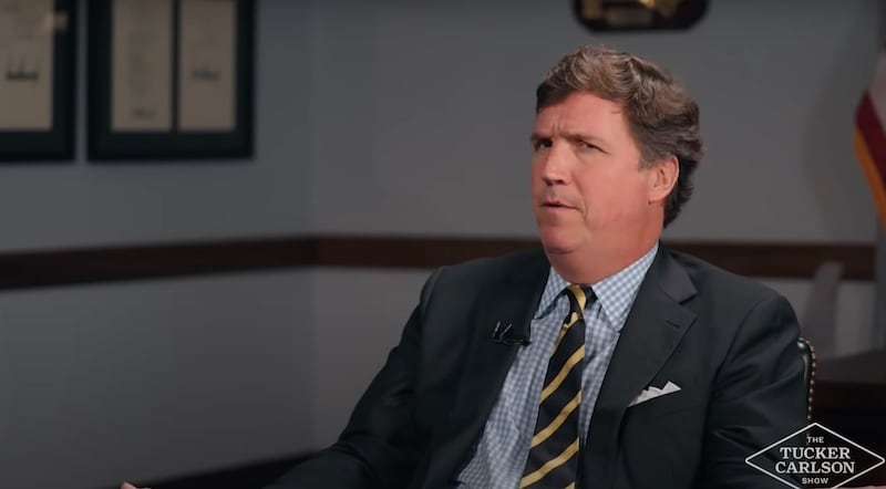 Tucker Carlson During Ted Cruz Interview.