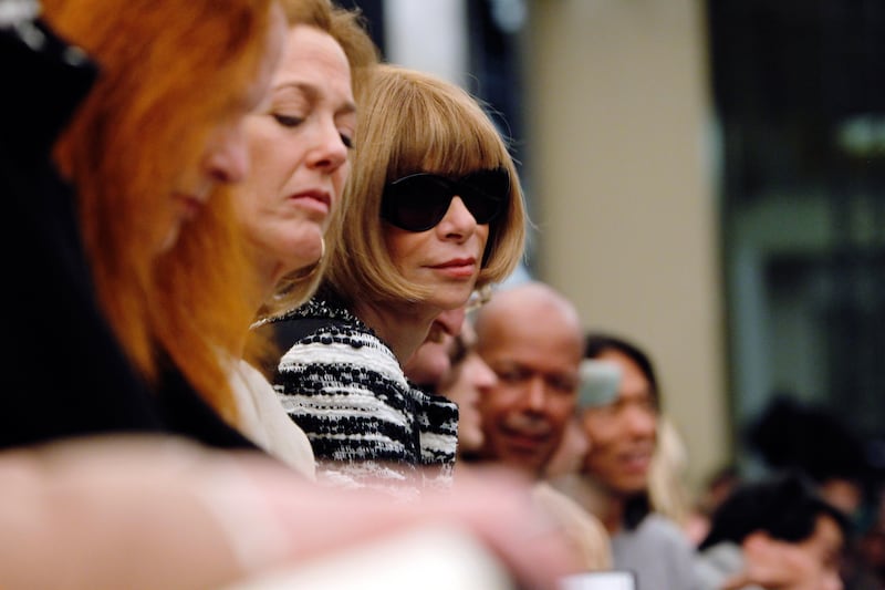Anna Wintour attends the Rick Owens Ready to Wear show as part of the Paris Womenswear Fashion Week Fall/Winter 2011 at Palais de Chaillot on March 4, 2010 in Paris, France.