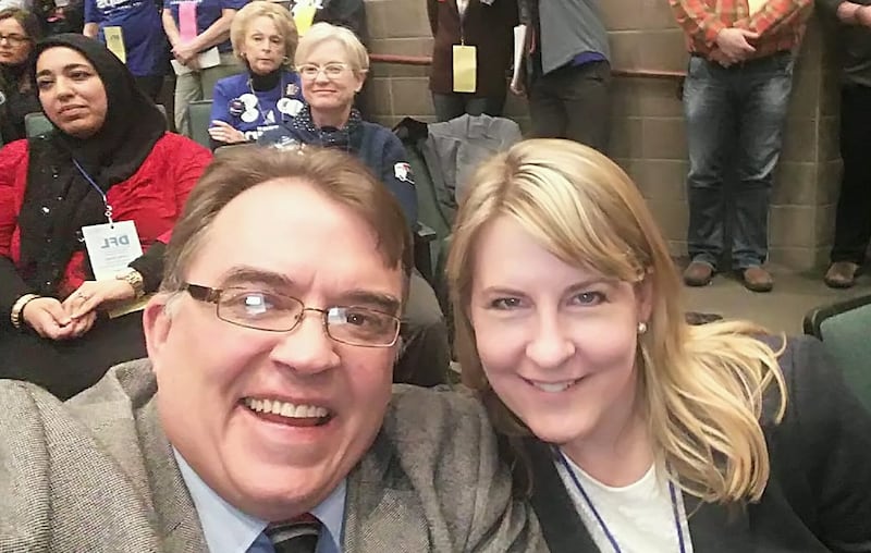 State Senator John Hoffman and House Speaker Emerita Melissa Hortman