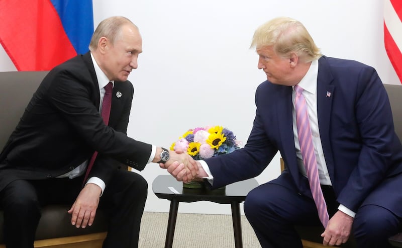 Trump has a long history of touting Putin and avoiding direct criticism of the authoritarian leader.