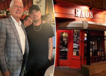 Leonardo DiCaprio dines at Rao’s with power NYC crowd including Nassau County Exec Bruce Blakeman